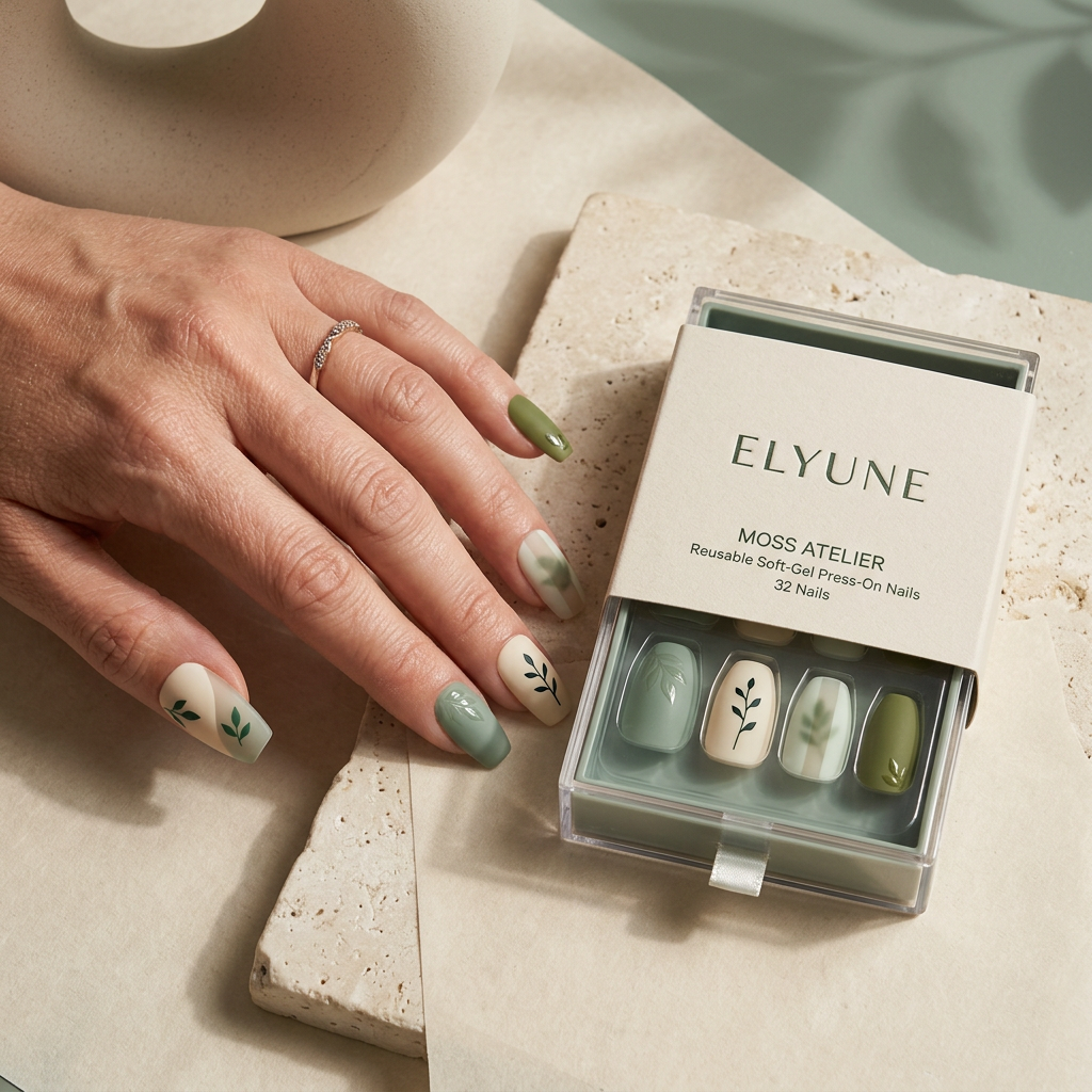 Moss Atelier Botanical-Press Soft-Gel Press-On Nails