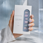 Glass Current Silk-Flash Soft-Square Press-On Nails