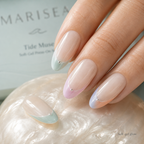 Tide Muse Pastel French Tip Soft-Gel Press-On Nails