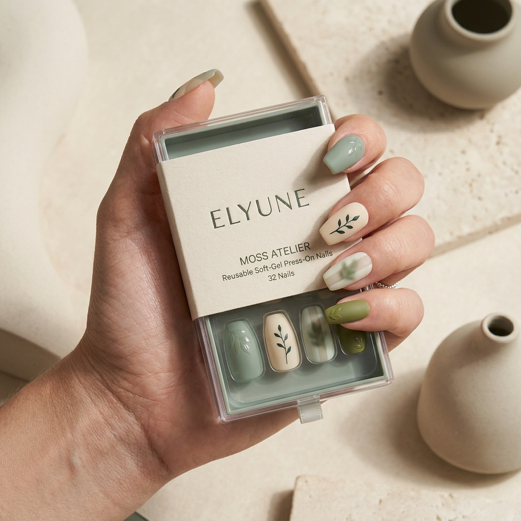 Moss Atelier Botanical-Press Soft-Gel Press-On Nails